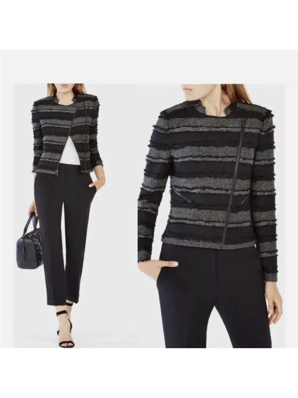 BCBGMaxAzria black gray